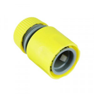 INBLOOM Коннектор быстросъемный для шланга d1/2&quot;, аквастоп, пластик