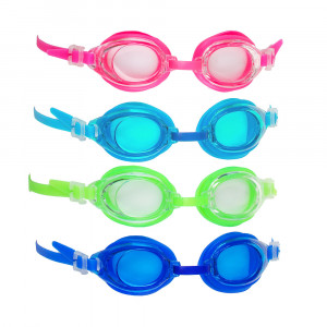 FLOMIK Набор для плавания (очки, брелок, затычки для ушей 2шт), пластик, ПВХ