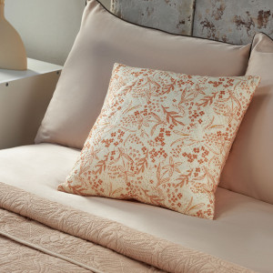PROVANCE Карамель Чехол для подушки 2х-сторонний 40х40см, 100% полиэстер, цветы