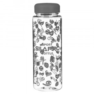 SILAPRO Спортивная бутылка для воды, 500мл, полипропилен, 5 цветов