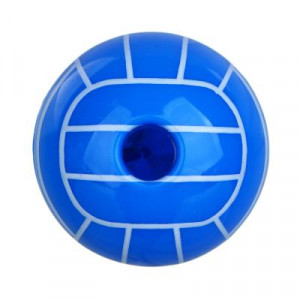 Точилка с контейнером в форме мяча, 3,7х3,7см, 1 отверстие, пластик, 4 цвета