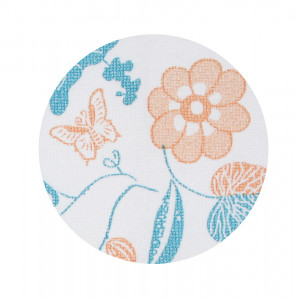 VETTA Салфетка для сушки посуды из микрофибры, &quot;Цветы&quot;, 38x50см, 300г/кв.м, 1 дизайн