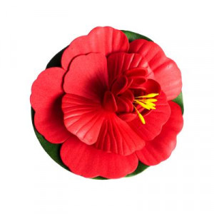INBLOOM Роза декоративная для пруда, ПВХ, 10см, 6 цветов