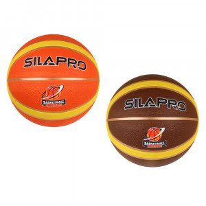 SILAPRO Мяч баскетбольный 7 р-р, резина, 600г (+-10%)