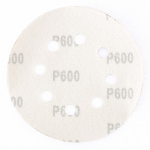 Круг абразивный на ворсовой подложке под &quot;липучку&quot;, перфорированный, P 500, 125 мм, 5 шт Matrix
