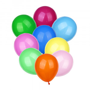 Капитан Весельчак Набор воздушных шаров 10шт, латекс, 10&quot;, микс цветов пастель