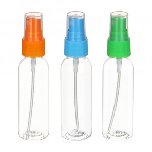 ЮНИLOOK Бутылочка косметическая с пульверизатором, 50мл, пластик，2 цвета