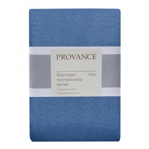 PROVANCE Комплект постельного белья 2 (3 предмета), бязь, 100% хлопок, синий