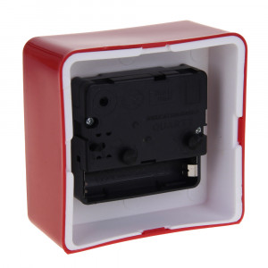 LADECOR CHRONO Будильник, 8,3x4x8,3 см, пластик, 1xAA, цвет красный