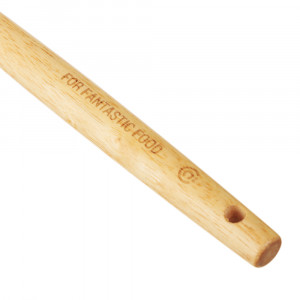 ВСЁГАЗИН Лопатка узкая, силикон, деревянная ручка