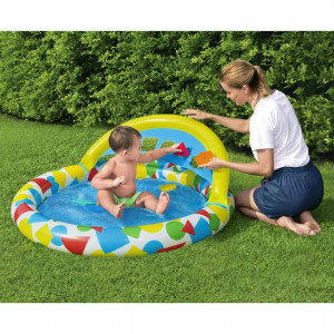 BESTWAY Бассейн детский Splash &amp; Learn, 120x117x46см, 52378