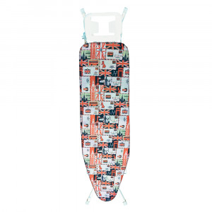 VETTA Чехол для гладильной доски на резинке, полиэстер, подкладка  поролон , 140х50см, 3 дизайна