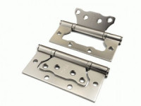 Петля без врезки РЕНЦ 100*75*2,5, 2 подшип. б/колп. ник.суп.мат. IN100-2BB FH MSN(2шт)