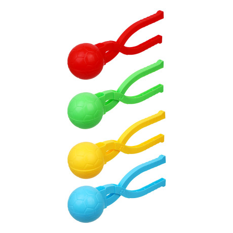 ИГРОЛЕНД Мини снежкостроитель "Мяч", 5х5х19см, РР, 4 цвета