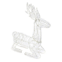 СНОУ БУМ Олень, 100 LED, 38 см, белый, постоянное свечение