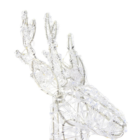 СНОУ БУМ Олень, 100 LED, 38 см, белый, постоянное свечение