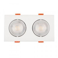 Jazzway св-к встр св/д даунлайт 2x8W (960lm) 4000K 4K бел. 166х88х21 PSP-S 412 .5048355