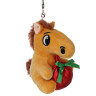 СНОУ БУМ Мягкий сувенир лошадка с мешочком на шнурке 8,5 см, полиэстер