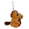 СНОУ БУМ Мягкий сувенир лошадка с мешочком на шнурке 8,5 см, полиэстер