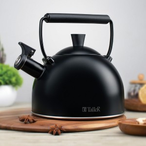 Чайник метал. со свистком Thomas 2,5л ручка бакелит, нерж. сталь TalleR TR-11379