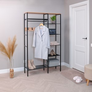 Гардеробная система Торонто 48Л, Д111*Ш31*В179,5см (черный) ГСТ48ЛЧ под заказ ЗМИ