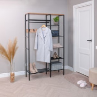 Гардеробная система Торонто 48Л, Д111*Ш31*В179,5см (черный) ГСТ48ЛЧ под заказ ЗМИ