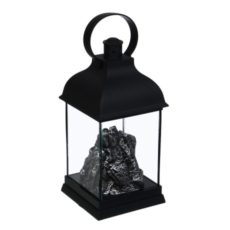 Светильник декоративный LED в виде фонаря тм СНОУ БУМ, 10,5x10,5x22см, PP, стекло, 2хАА, 1 режим