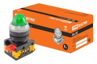 TDM лампа AL-22 сигнальная d22мм зелен. неон/230В цилиндр (10!) SQ0702-0009