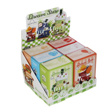 ИГРОЛЕНД Конструктор "Семейный бизнес", 172-207 дет.,8х4,5х11,5 см, ABS, 8 видов