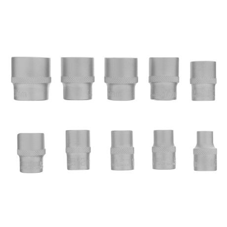 Набор универсальных торцевых головок, 3/8, SpLine, CrV, 10 шт, 8-19 мм Stels