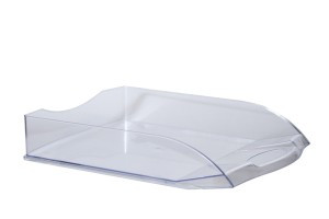 Лоток для бумаг Attache office прозрачный 1140959