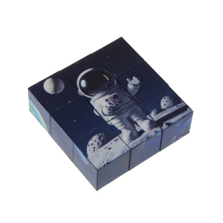Кубик - головоломка магнитный, 9,3х2,8х17см, ABS, микс