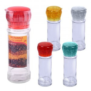 Мельница д/специй, 115мл, 13,5*4,5см, стекло, пластик МЕ76-65 Мультидом