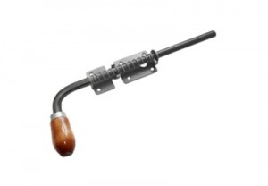 Засов Домарт с пружиной 300мм б/п d-16мм5)