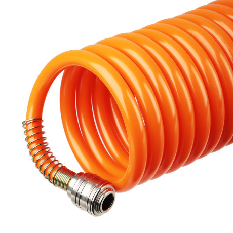 ЕРМАК Шланг спиральный 15м, внутренний диаметр 8мм
