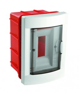 VIKO by Panasonic бокс (корпус) пластик ЩРВ-П- 2 мод. встраиваемый с дымчатой дверцей IP40 9091200