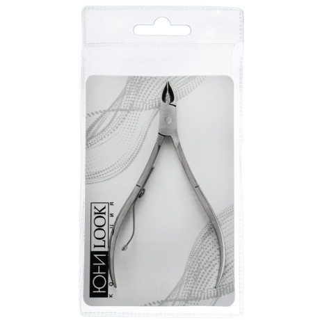 ЮНИLOOK Кусачки маникюрные для кутикулы с одинарной пружиной, длина лезвий 5мм, сталь, 10см, #8715