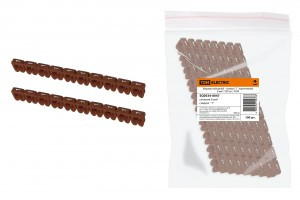 TDM маркер наборный - символ "1" коричневый 6 мм2 (уп. 100 шт., цена за уп.) (10!) SQ0534-0047