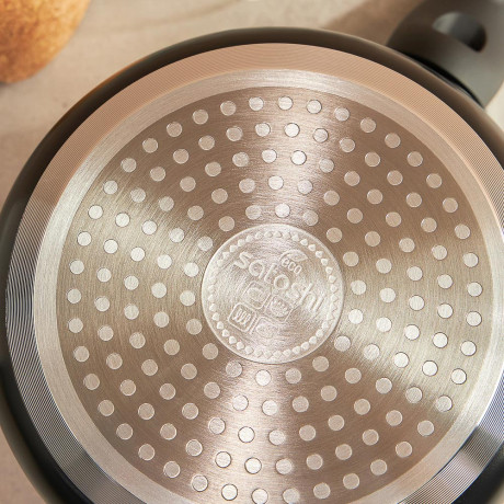 SATOSHI Графит Ковш d16х8см, антипригарное покрытие, индукция