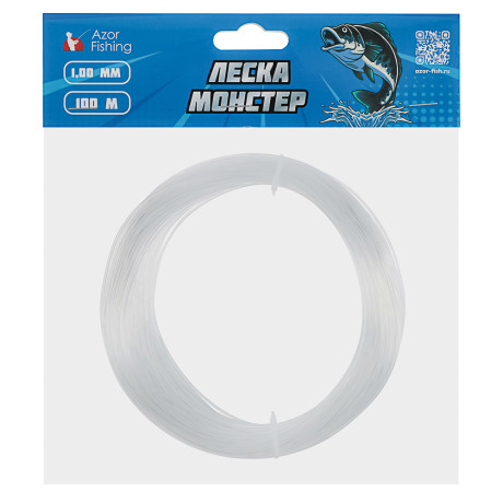 AZOR FISHING Леска Монстер, 1,0 мм, 100м