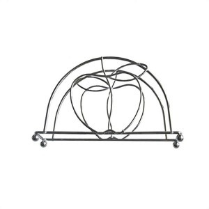 Подставка д/салфеток "Яблоко-2" 15*4*8см сталь хром (кратность 3!!!) 52-67 Мультидом