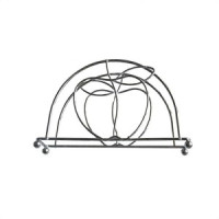 Подставка д/салфеток &quot;Яблоко-2&quot; 15*4*8см сталь хром (кратность 3!!!) 52-67 Мультидом