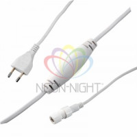 Набор устан. д/дюралайта 2W 10мм (шнур 1,5м., игла, заглушка, термоуса) бел.ПВХ 124-021-3 Neon Night