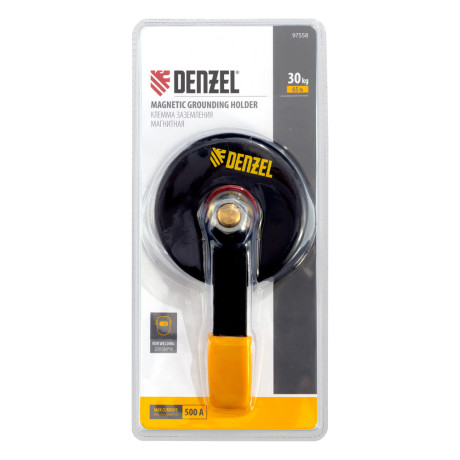 Клемма заземления магнитная для сварочных работ 65 LB Denzel
