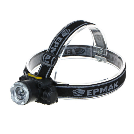 Фонарик налобный тм ЕРМАК, XPE, 5 Вт, 73х35х64 см, 4 режима, 1500мАч, USВ кабель, пластик