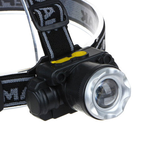 Фонарик налобный тм ЕРМАК, XPE, 5 Вт, 73х35х64 см, 4 режима, 1500мАч, USВ кабель, пластик