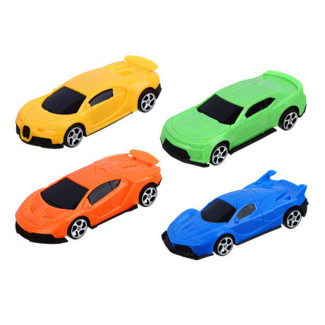ИГРОЛЕНД Машинка инерционная "Спорткар", РР, 12,5х5х3 см, 4 дизайна