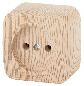 ЭРА Intro Polo роз.ОУ 1 мест., 16A-250В, IP20, сосна 5512