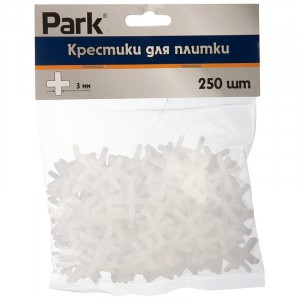Park Крестики для плитки 250шт, 3мм (кратность 48!!!) 106545