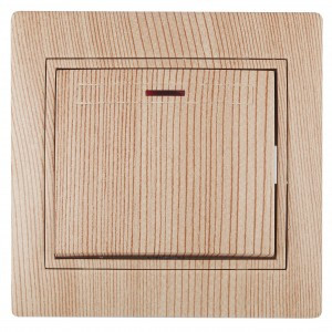 ЭРА Intro Plano выкл. СУ 1 кл. (инд.) 10А, сосна 1-102-11 53740